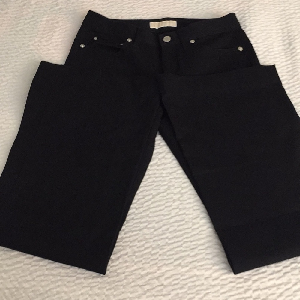 Michael Kors black wide leg pants